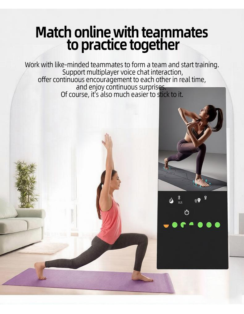 Akıllı A-Şekilli Fitness Aynas - Yoga Fitness Hotel incelemesi ve fiyatı